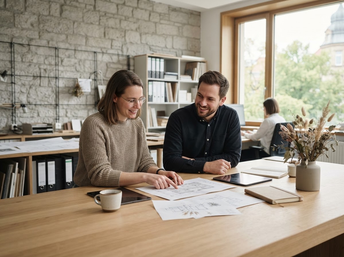 Festwachsat Team bei der Auswertung von Marktdaten
